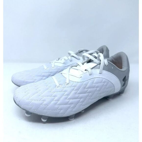 Under Armour Men’s Magnetico 2.0 FG Soccer Cleats White Size 9.5 3025642-100 - Picture 1 of 10